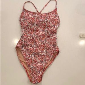 J Crew floral one piece